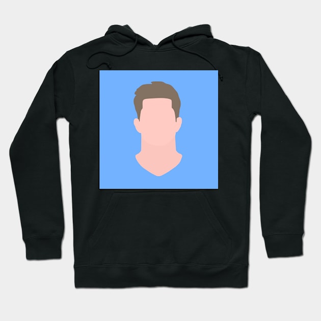 Kevin De Bruyne Minimalistic Face Art Hoodie by GotchaFace